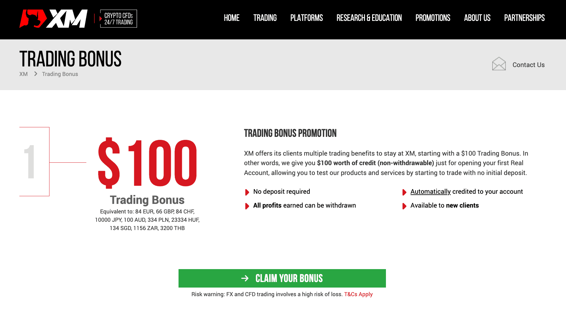 Learn about XM $50 no deposit bonus in Singapore