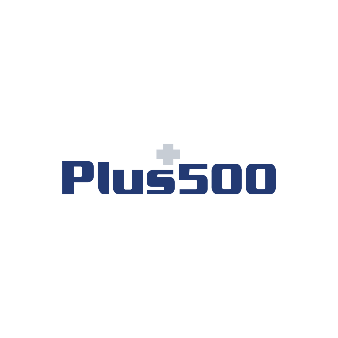 Plus 500 US logo
